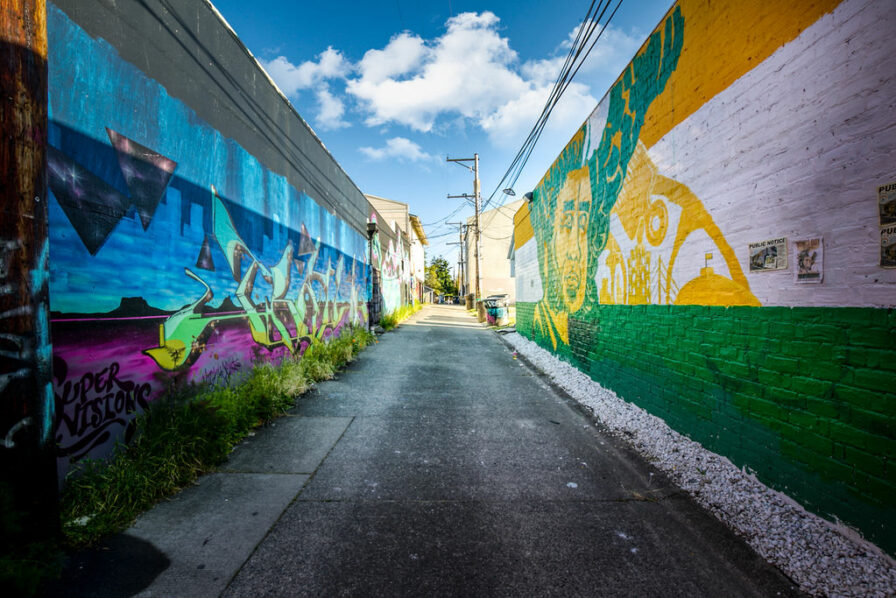 Sonics Guy Mural Tacoma WA