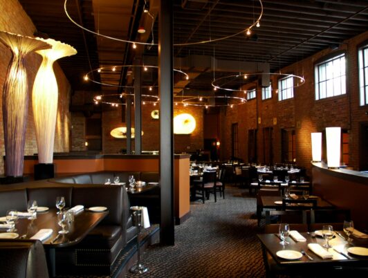 Pacific Grill Dining room during the day