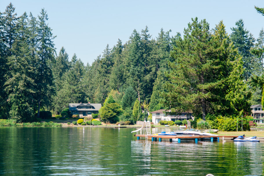 spanaway lake homes with slide