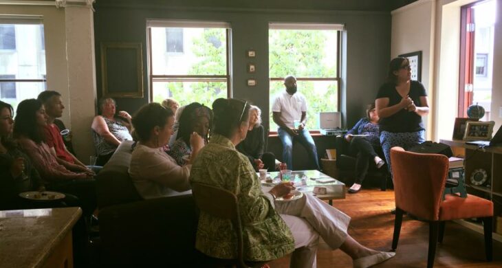 Learning about Trans Rights form the Rainbow center in Downtown Tacoma