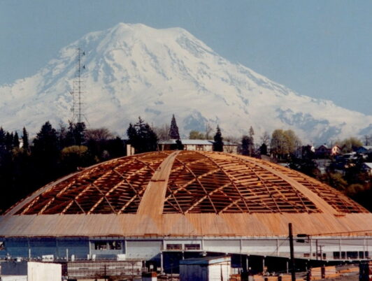 tacoma dome under construction, source unknown