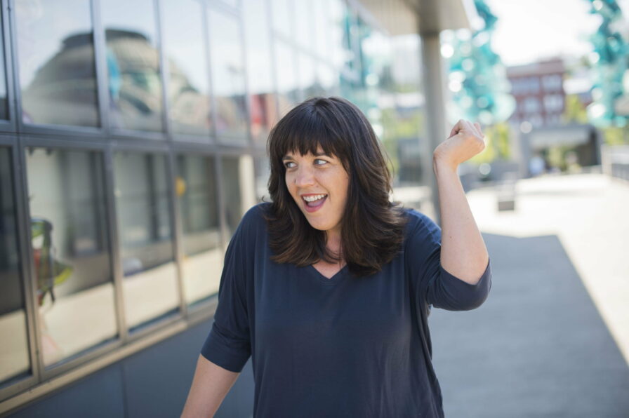 marguerite martin on the glass bridge in tacoma wa in 2017