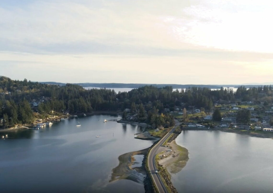 the bridge to fox island wa