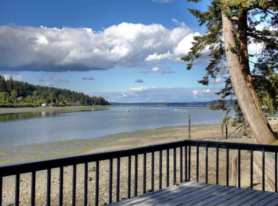 key peninsula seen from a deck
